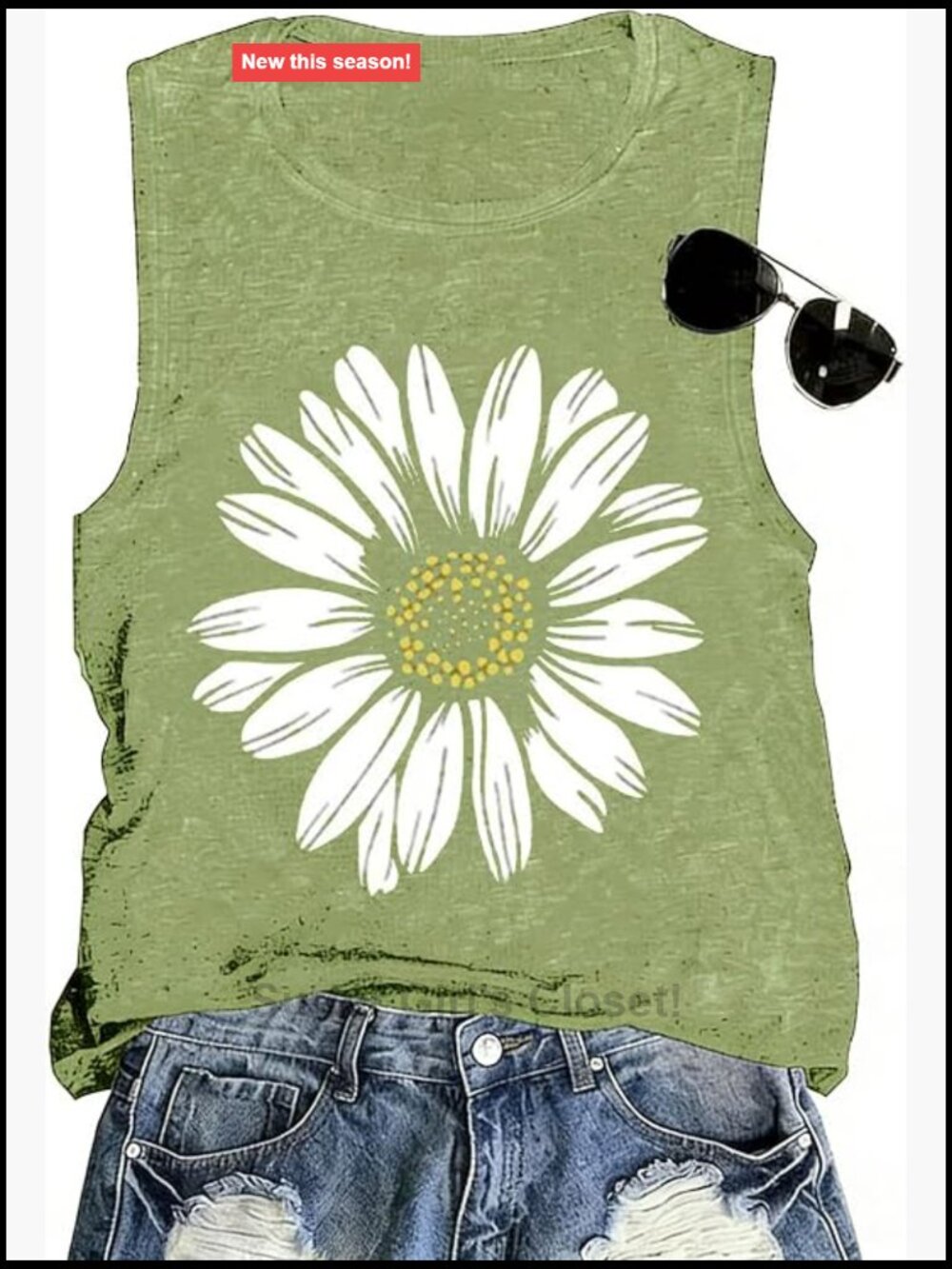 Womens Boho Floral Tank Top Sleeveless Summer Beach Workout Tunic